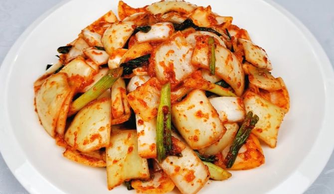 Кимчи из лука по корейски рецепт