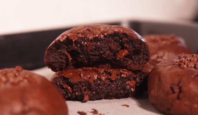 Шоколадное печенье брауни влажное рецепт