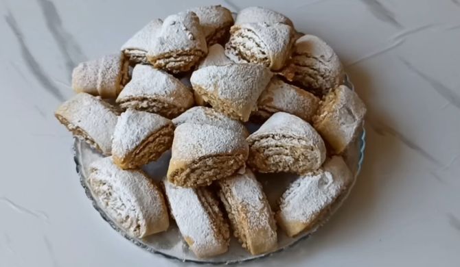 Песочное печенье с грецкими орехами рецепт