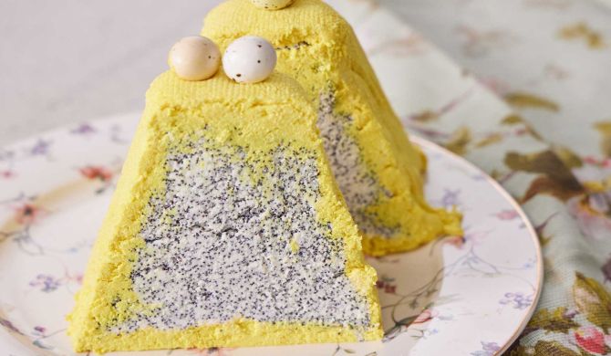 Лимонная пасха с маком и творогом Просто Кухня рецепт